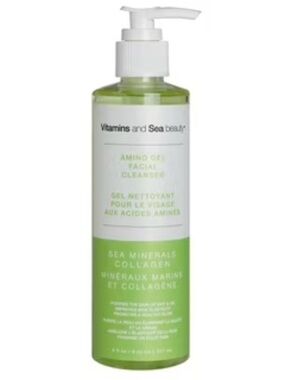 Vitamins and Sea Beauty Amino Gel Facial Cleanser — Green 8oz